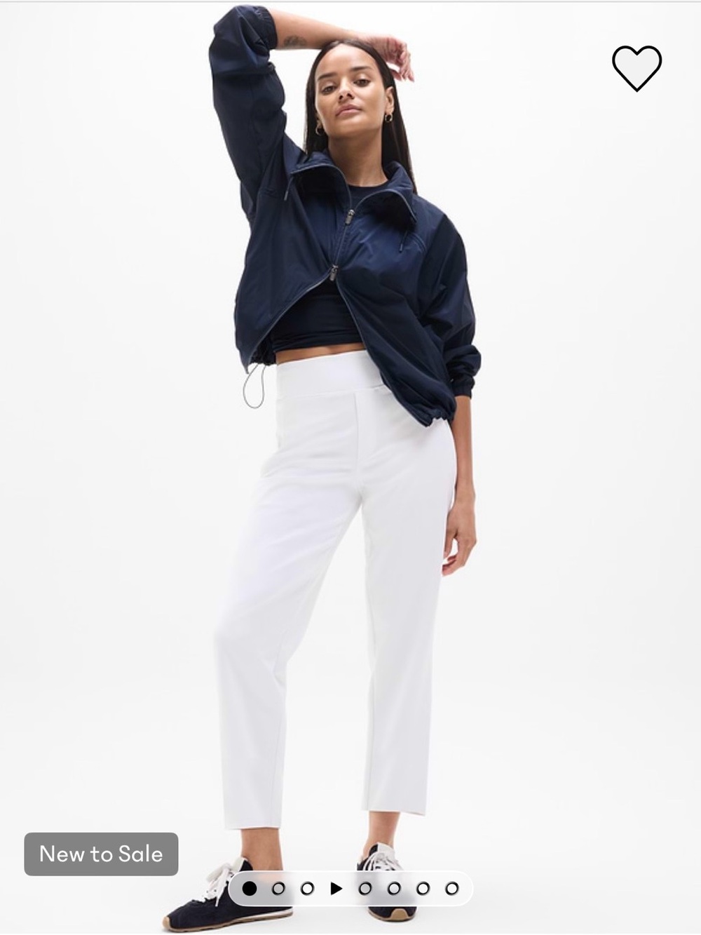 Athleta Endless High-Rise Straight Pants - White
